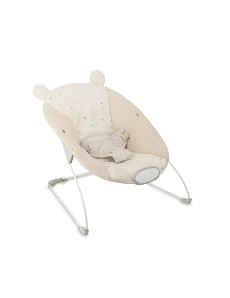 MoMi GLOSSY leżaczek BEŻOWY