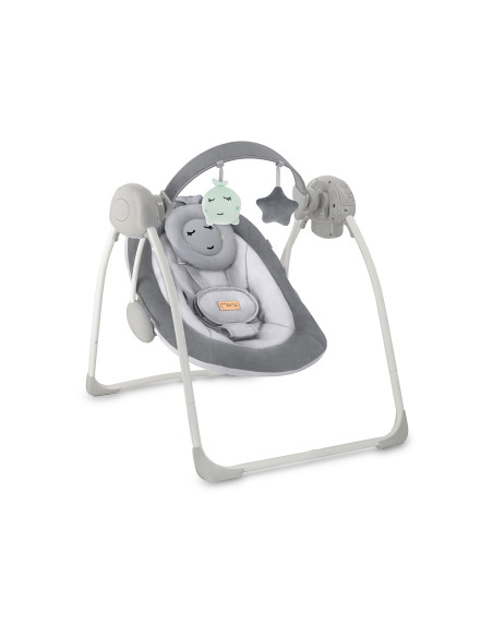 MoMi LISS bujaczek elektryczny z funkcją timera SZARY