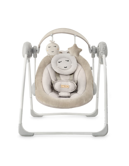 MoMi LISS bujaczek elektryczny z funkcją timera BEŻOWY