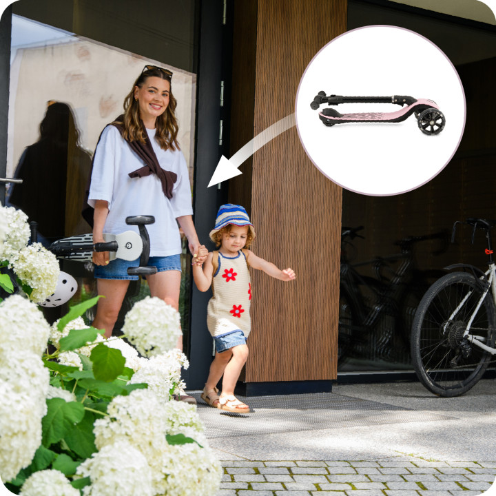 MoMi SAN hulajnoga balansowa RÓŻOWA