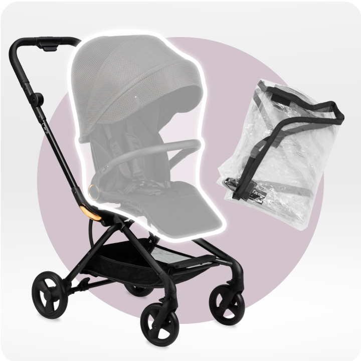 Zestaw MoMi ADELLE 360 ° CZARNO-CZERWONA +...