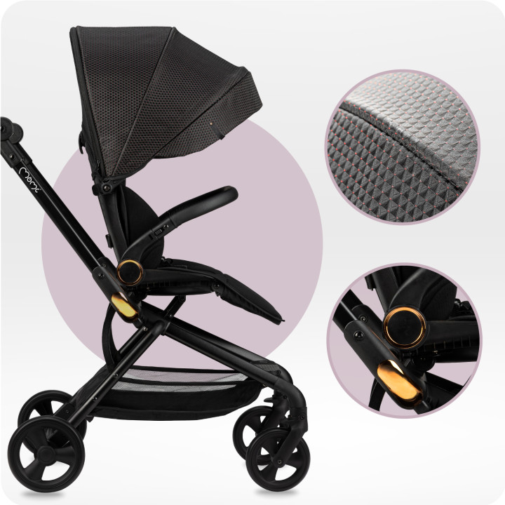 Zestaw MoMi ADELLE 360 ° CZARNO-CZERWONA +...