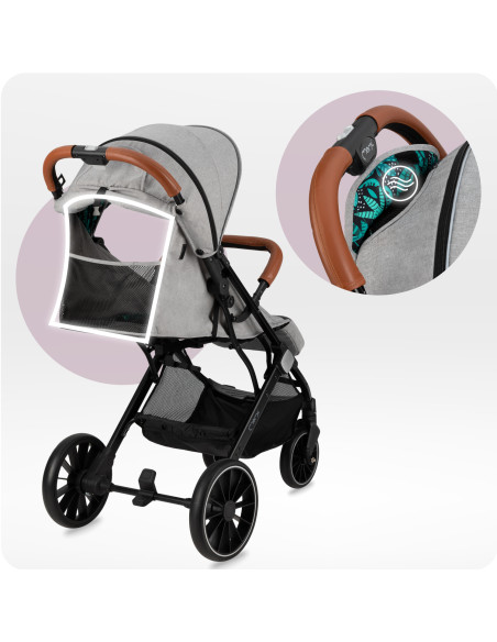 copy of MoMi ESTELLE DAKAR  wózek spacerowy z kompletem akcesoriów w zestawie!