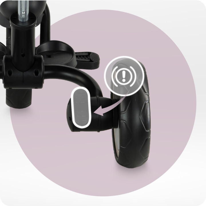 copy of MoMi SOLIVIA Kinderdreirad 4in1 GRAU