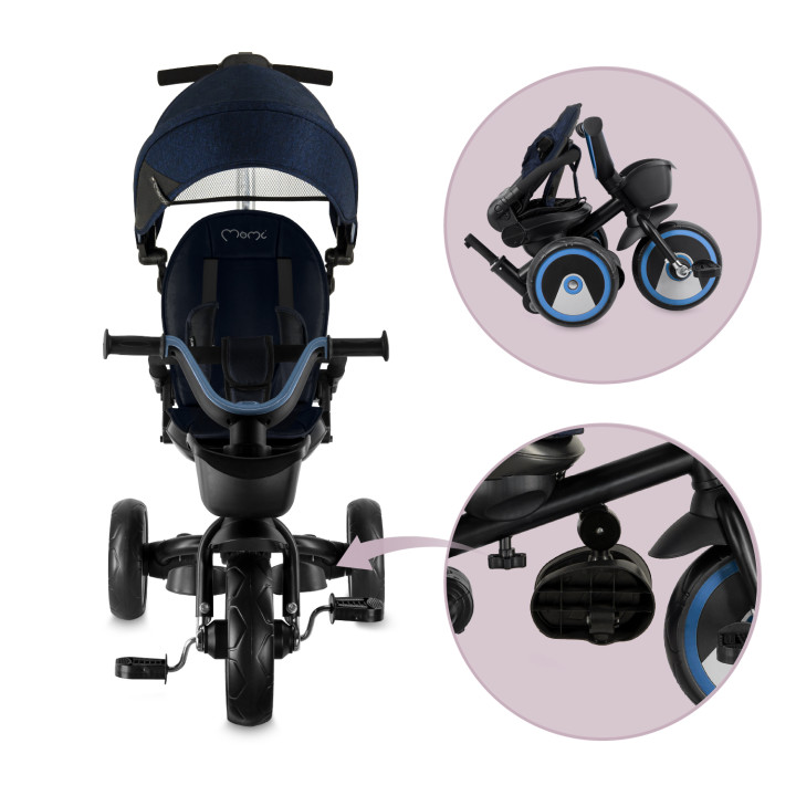 copy of MoMi SOLIVIA Kinderdreirad 4in1 GRAU