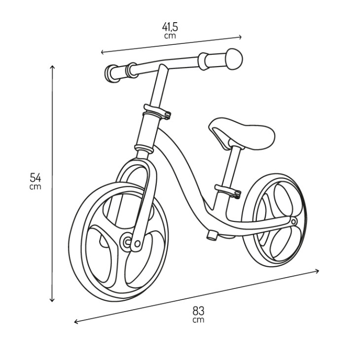 MoMi ISOKA balance bike BLUE