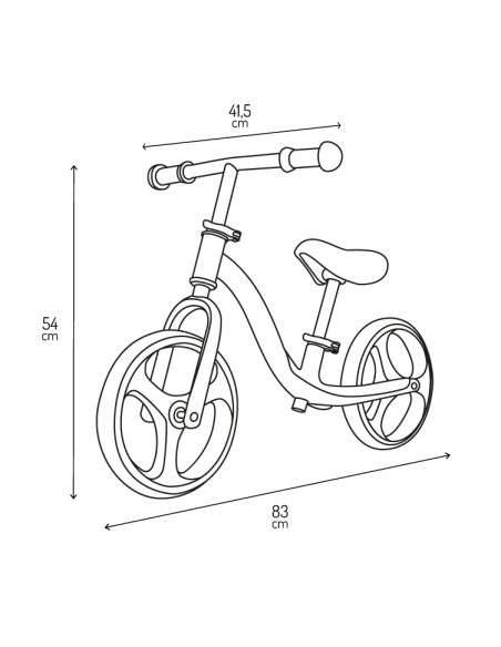 MoMi ISOKA balance bike BLUE
