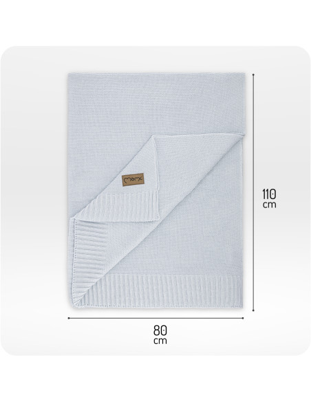 MoMi HUG kocyk SZARY