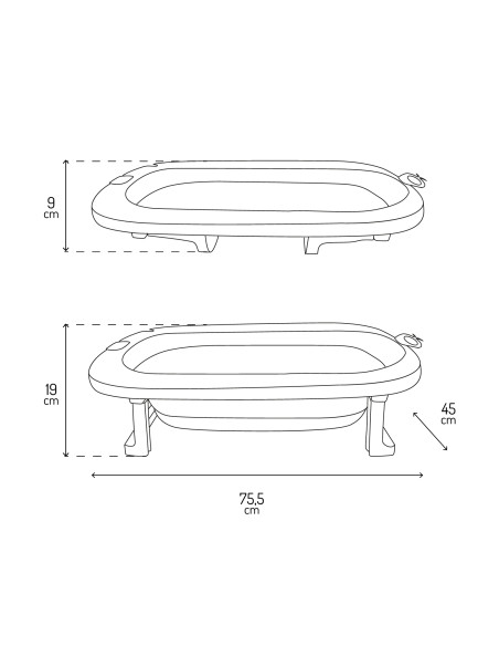 Wanienka MoMi NATA SZARA