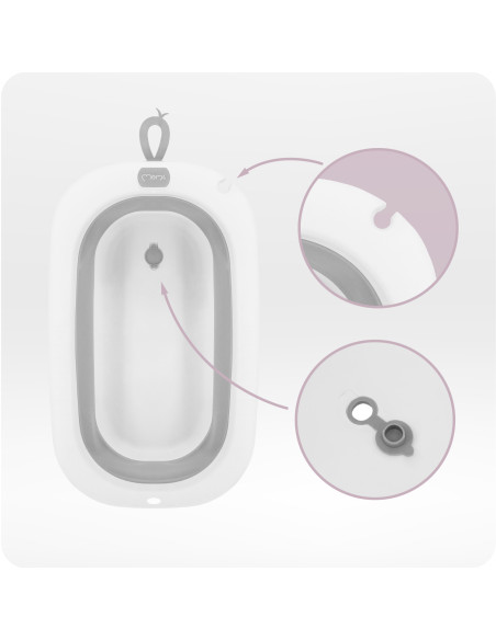 Bathtub MoMi NATA GREY