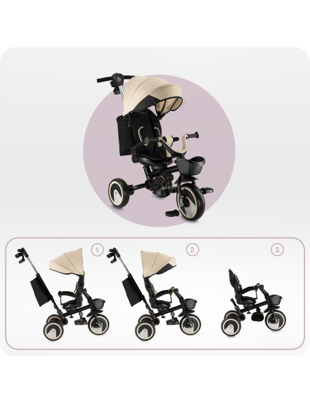 copy of MoMi SOLIVIA 4in1 Tricycle GRAY
