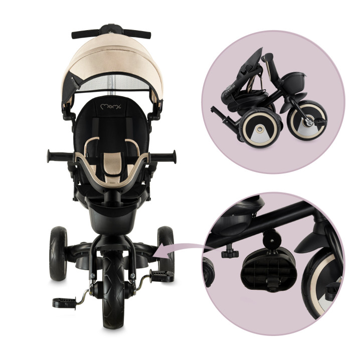 copy of MoMi SOLIVIA Kinderdreirad 4in1 GRAU