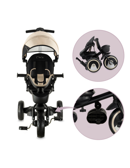 copy of MoMi SOLIVIA Kinderdreirad 4in1 GRAU