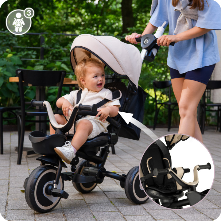 copy of MoMi SOLIVIA Kinderdreirad 4in1 GRAU