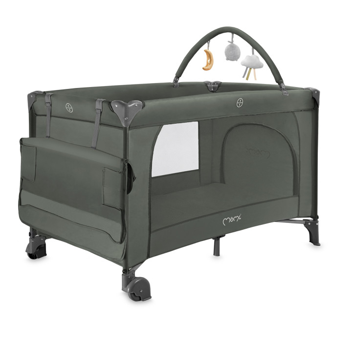 MoMi BELOVE PLUS travel cot GREEN