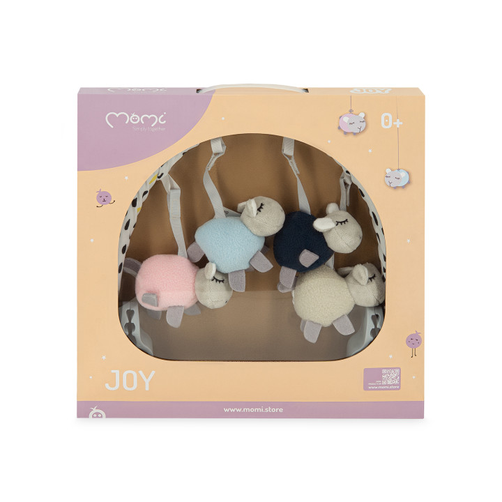 MoMi JOY uniwersalny pałąk z zabawkami