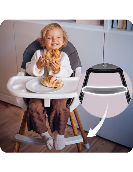 MoMi REKI feeding chair BLACK