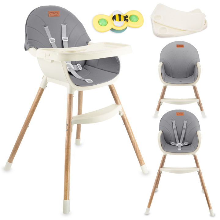 MoMi REKI feeding chair GREY