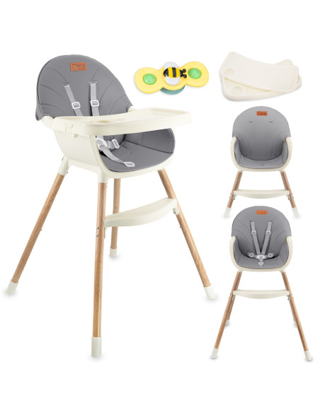MoMi REKI feeding chair GREY