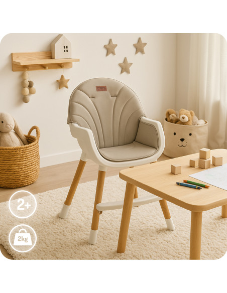 copy of MoMi REKI feeding chair BLACK