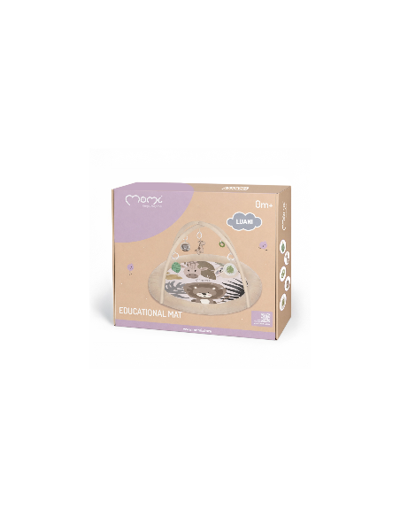 copy of MoMi PASTEL 3w1  mata edukacyjna, kojec, basen z piłkami