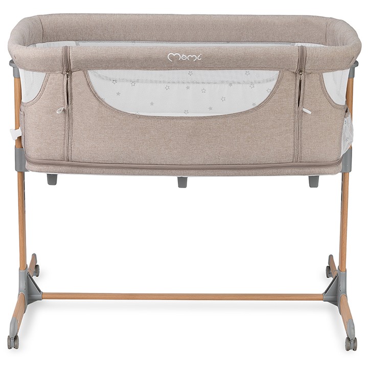 MoMi SMART BED łóżeczko dostawne 4w1 BEŻOWE