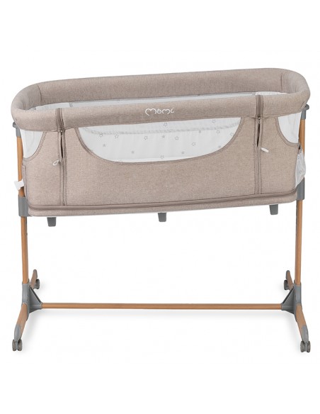 MoMi SMART BED łóżeczko dostawne 4w1 BEŻOWE