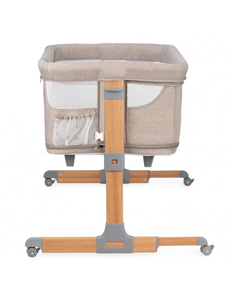 MoMi SMART BED łóżeczko dostawne 4w1 BEŻOWE