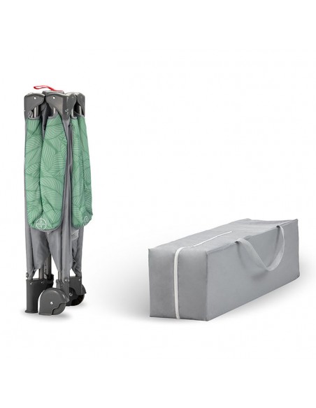 MoMi BELOVE łóżeczko turystyczne - torba do transportu w zestawie! ZIELONE