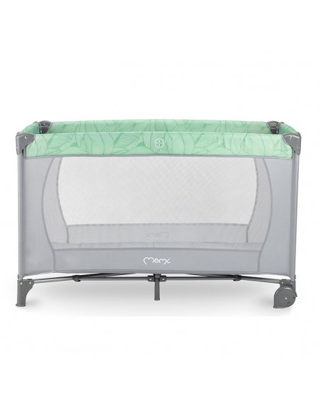 MoMi BELOVE łóżeczko turystyczne - torba do transportu w zestawie! ZIELONE