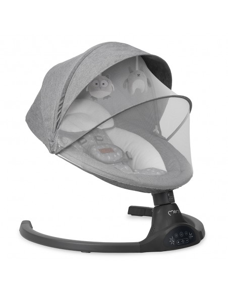 MoMi KENANI bujaczek elektryczny z modułem Bluetooth CIEMNO-SZARY