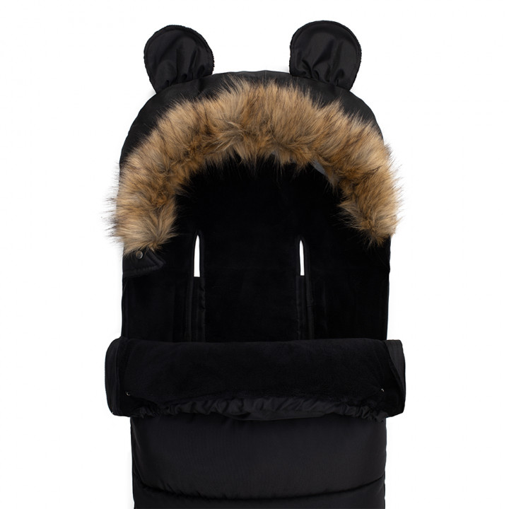 MoMi  COZY śpiworek do wózka CZARNY