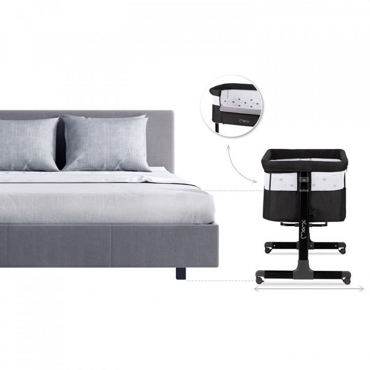 copy of MoMi SMARTBED łóżeczko dostawne z...