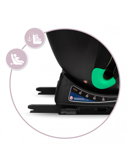 MoMi URSO fotelik samochodowy od 40 do 150cm RÓŻOWY