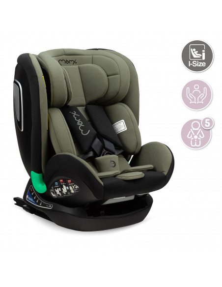 MoMi URSO fotelik samochodowy od 40 do 150cm KHAKI