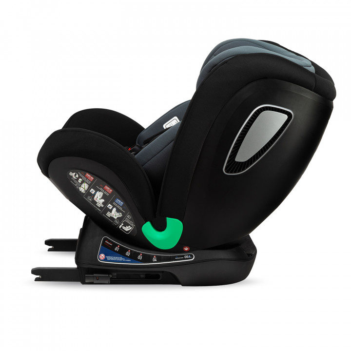 MoMi URSO fotelik samochodowy od 40 do 150cm SZARY