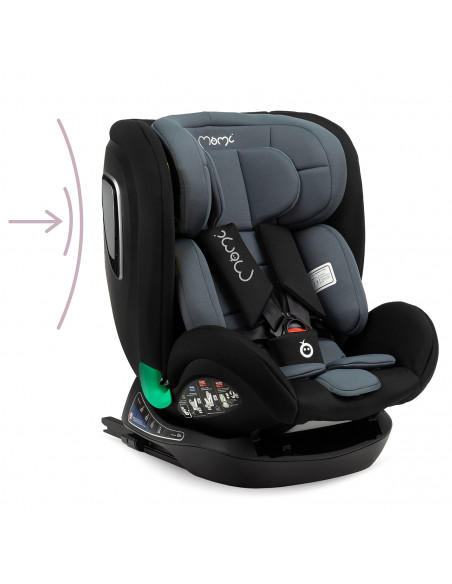 MoMi URSO fotelik samochodowy od 40 do 150cm SZARY