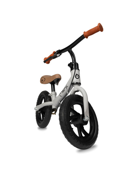 MoMi BREKI rowerek biegowy SZARY