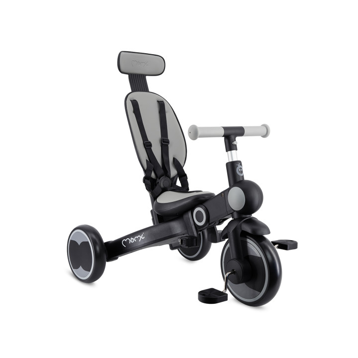 MoMi SOLIVIA Kinderdreirad 4in1 GRAU