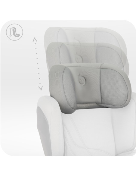 MoMi MEI Car Seat 100–150 cm GRAY