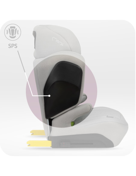 MoMi MEI Car Seat 100–150 cm GRAY