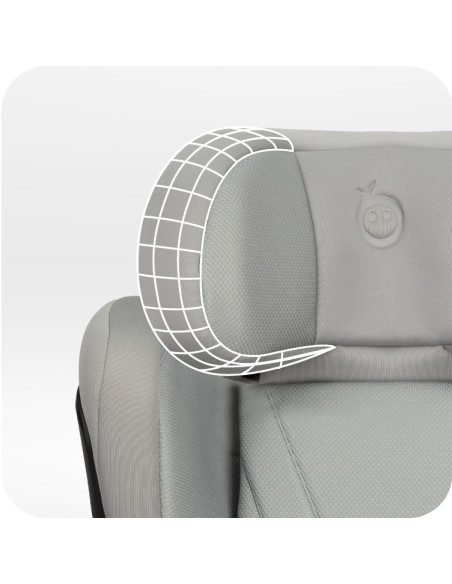 MoMi MEI Car Seat 100–150 cm GRAY
