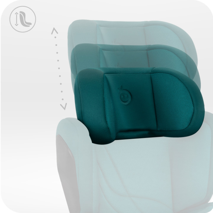 MoMi MEI Car Seat 100–150 cm GREEN