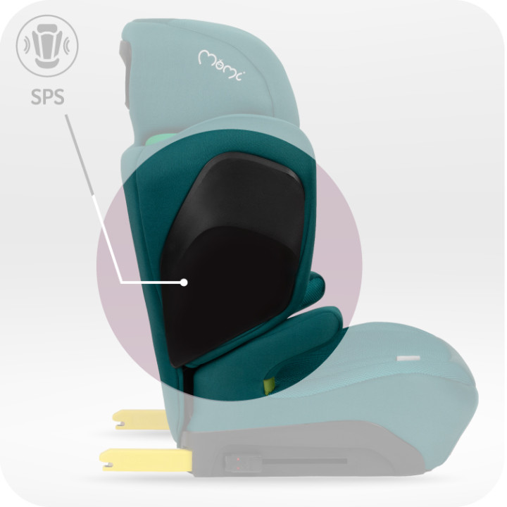 Autositz MoMi MEI von 100 bis 150 cm GRÜN