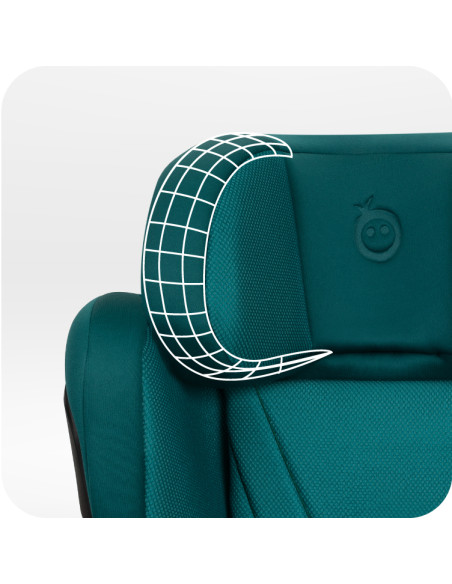 MoMi MEI Car Seat 100–150 cm GREEN