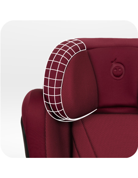 Fotelik samochodowy MoMi MEI od 100 do 150 cm CZERWONY