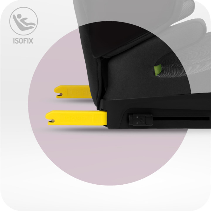 MoMi MEI Car Seat 100–150 cm BLACK