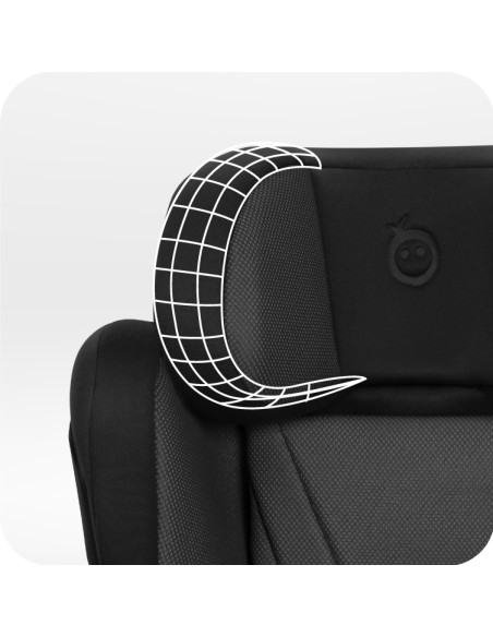 Autositz MoMi MEI von 100 bis 150 cm SCHWARZ