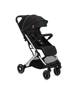 MoMi ESTELLE LIGHT wózek spacerowy CZARNO-SREBRNY 2