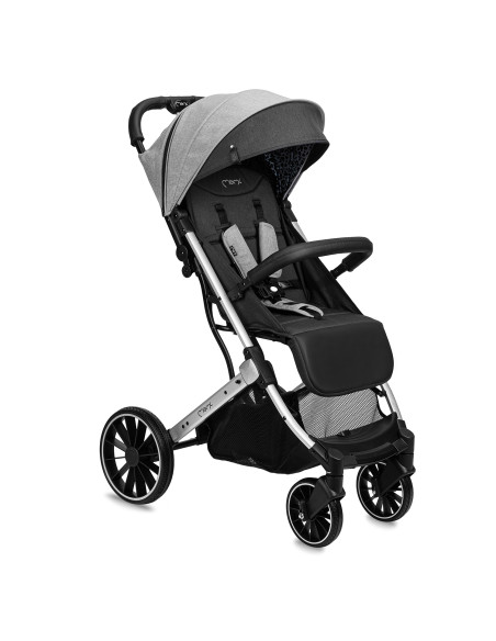 Wózek spacerowy MoMi ESTELLE PLUS LIGHT LEOPARD SZARY